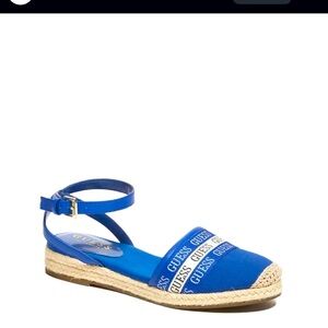 ISO IN SEARCH OF GUESS BLUE ESPADRILLES 5/5.5